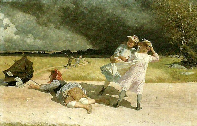 august malmstrom ett fortroende oil painting picture
